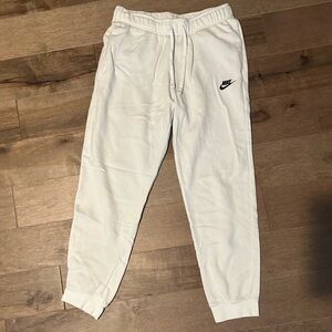 Nike Kids White Sweatpants